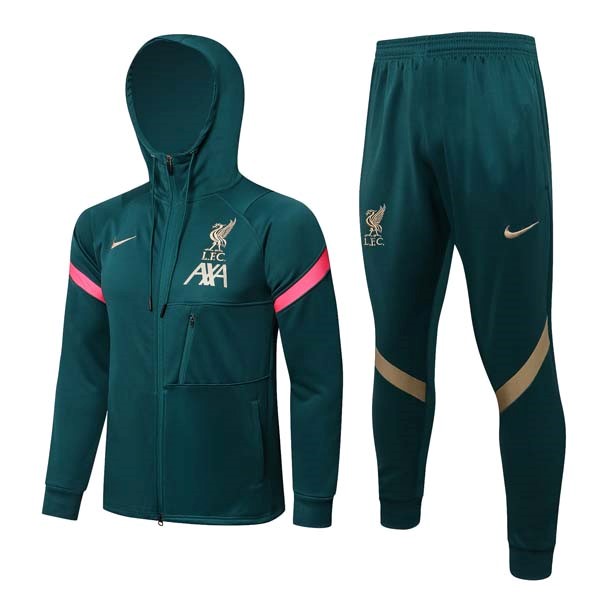 Chaqueta Con Capucha Liverpool 2022 Verde